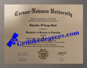 make Carson Newman University degree