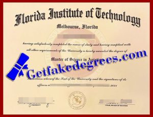 make Florida Institute of Technology diploma