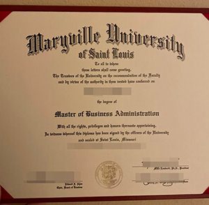 Maryville University of Saint Louis diploma