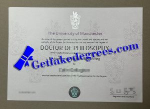 buy University of Manchester diploma