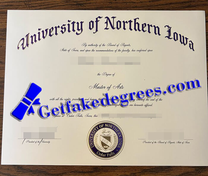 obtain University of Northern Iowa diploma