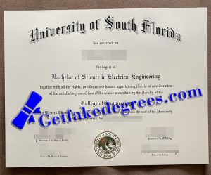make University of South Florida diploma