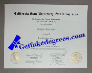 California State University san Bernardino degree