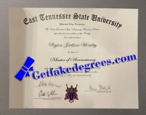 East Tennessee State University degree