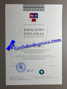 Kaunas University of Technology degree