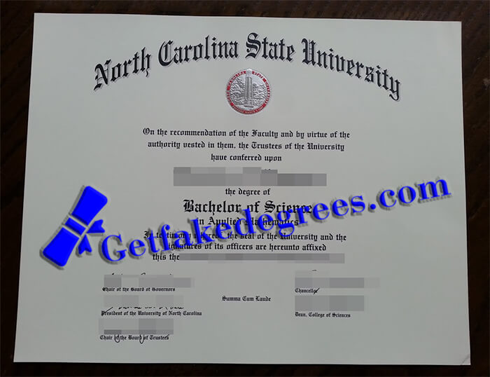 North Carolina State University degree