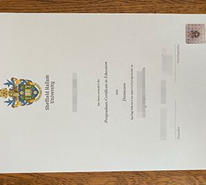 Sheffield Hallam University diploma