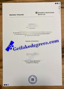 Steinbeis Hochschule Urkunde