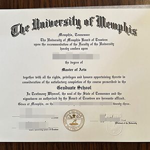 University of Memphis diploma