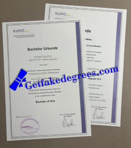 Katholische Hochschule Nordrhein Westfalen Urkunde
