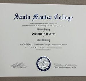 Santa Monica College diploma