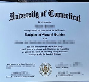 University of Connecticut diploma