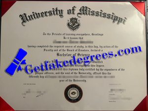 University of Mississippi degree