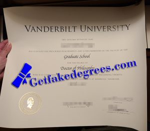 Vanderbilt University diploma