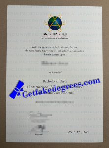 ASIA Pacific University of Technology Innovation degree