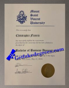 Mount Saint Vincent University degree