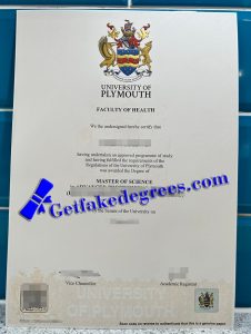 University of Plymouth degree