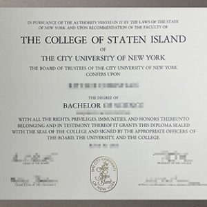 make College of Staten Island degree
