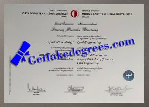 Middle East Technical University degree