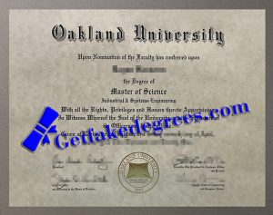 Oakland University degree
