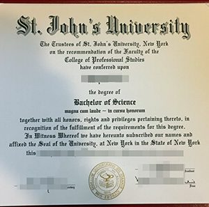 St. John's University degree