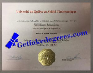 Université du Québec en Abitibi Témiscamingue degree