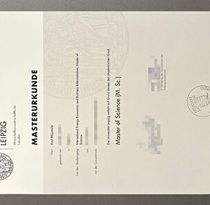 Leipzig University diploma