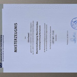 Universität Paderborn diploma