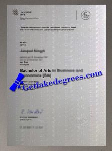 Universität Basel degree