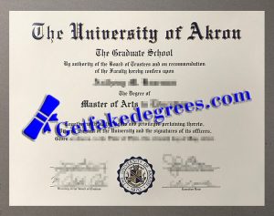 University of Akron degree
