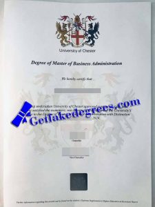 University of Chester degree