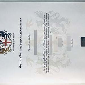 University of Chester diploma