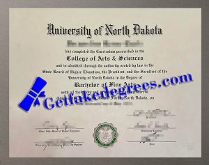 University of North Dakota diploma
