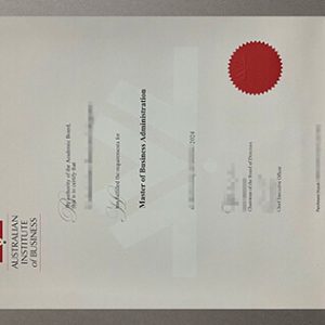 Australian Institute of Business diploma