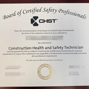 Construction Health and Safety Technician certificate