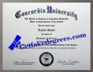 Concordia University Oregon diploma