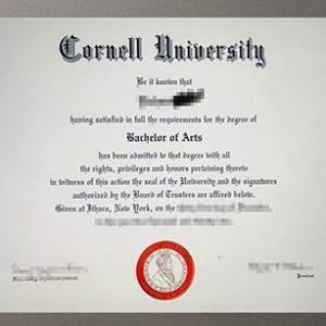 Cornell University diploma