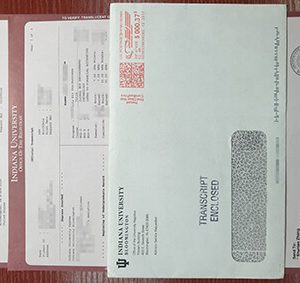 Indiana University transcript