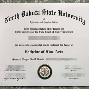 North Dakota State University diploma