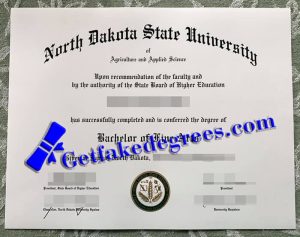 North Dakota State University diploma