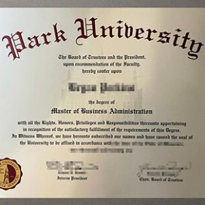 Park University diploma