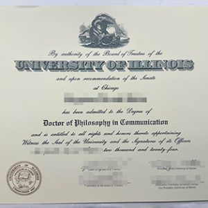 University of Illinois Chicago diploma