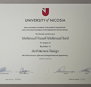 University of Nicosia diploma